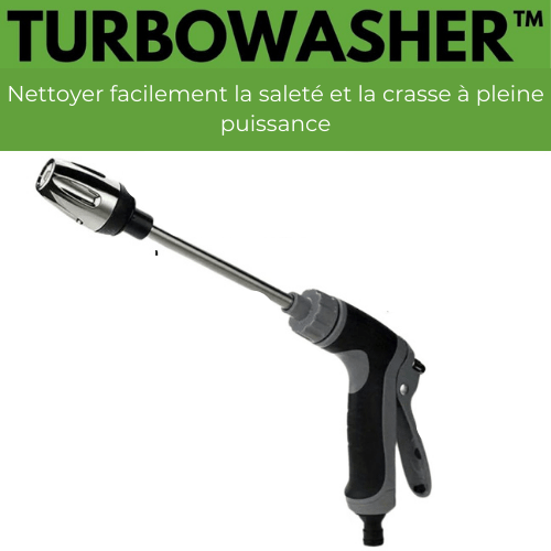 Turbowasher™ - Nettoyeur haute pression puissant pour chaque tuyau d'arrosage